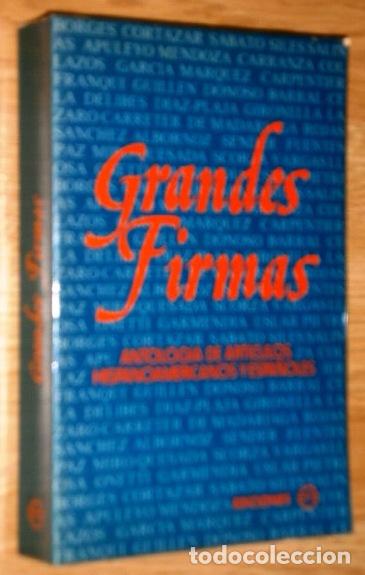 Livres d'occasion: Grandes firmas por Guillermo Solana y Angel Garc&iacute;a Pintado de Agencia Efe en Madrid 1987