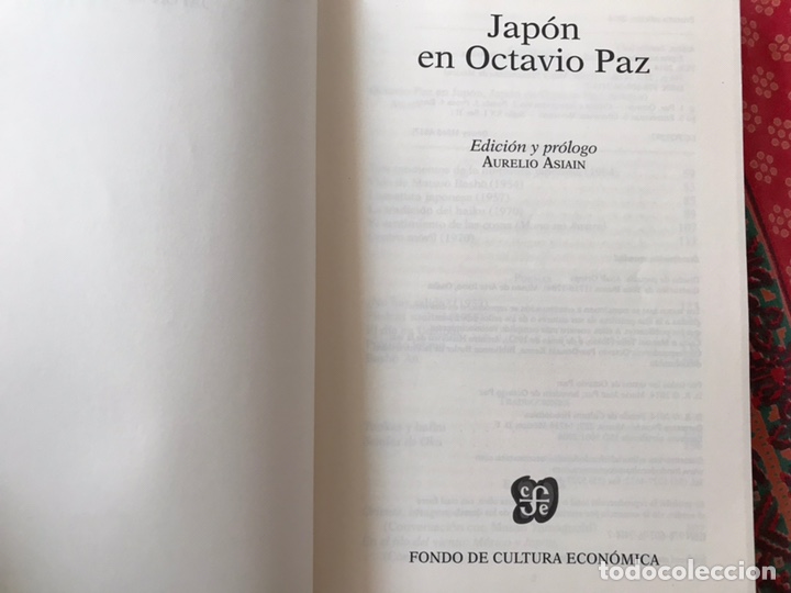 Libros de segunda mano: Jap&oacute;n en Octavio Paz - Foto 4