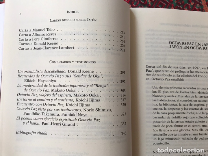 Libros de segunda mano: Jap&oacute;n en Octavio Paz - Foto 6