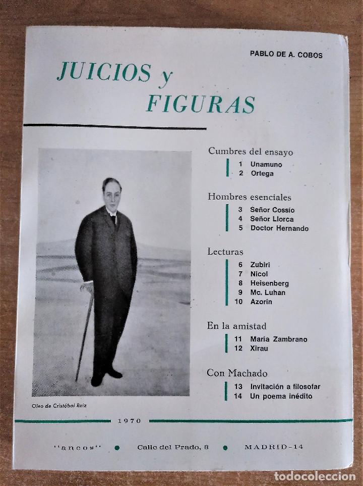 Libros de segunda mano: Juicios y Figuras, Cobos, Libro intonso, 1970 - Foto 1