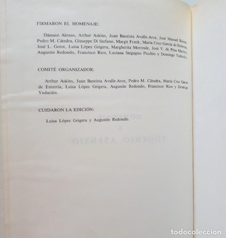 Libros de segunda mano: HOMENAJE A EUGENIO ASENSIO / GREDOS 1988 - Foto 7