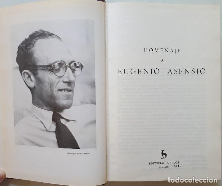 Libros de segunda mano: HOMENAJE A EUGENIO ASENSIO / GREDOS 1988 - Foto 8