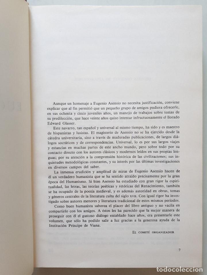 Libros de segunda mano: HOMENAJE A EUGENIO ASENSIO / GREDOS 1988 - Foto 10