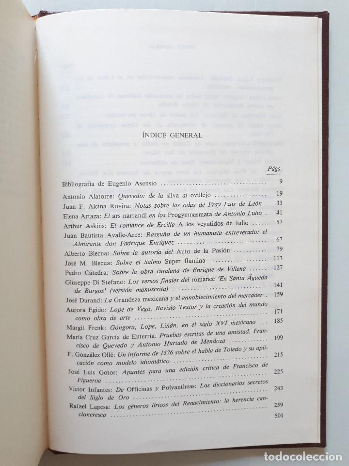 Libros de segunda mano: HOMENAJE A EUGENIO ASENSIO / GREDOS 1988 - Foto 11