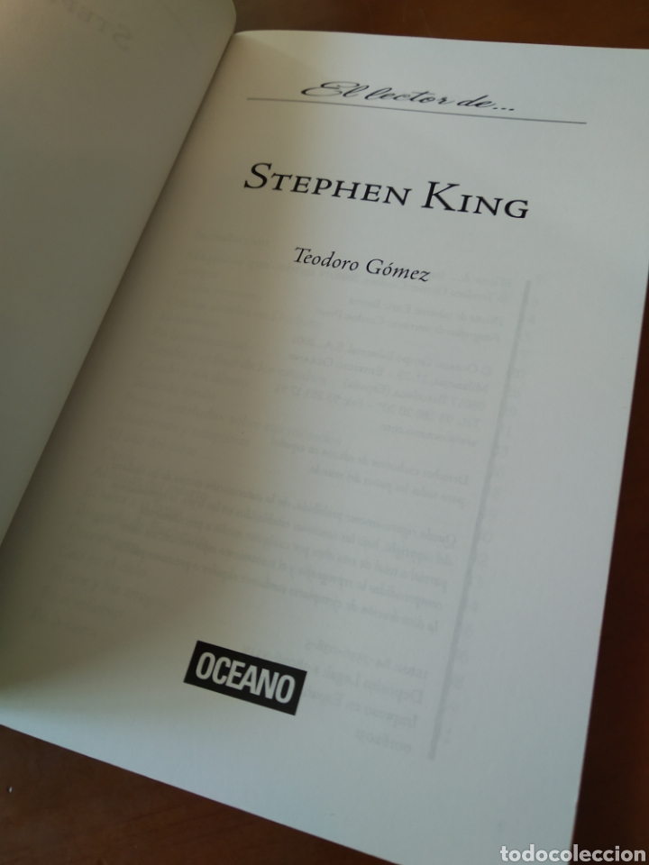Libros de segunda mano: STEPHEN KING. TEODORO G&Oacute;MEZ #2606 - Foto 2