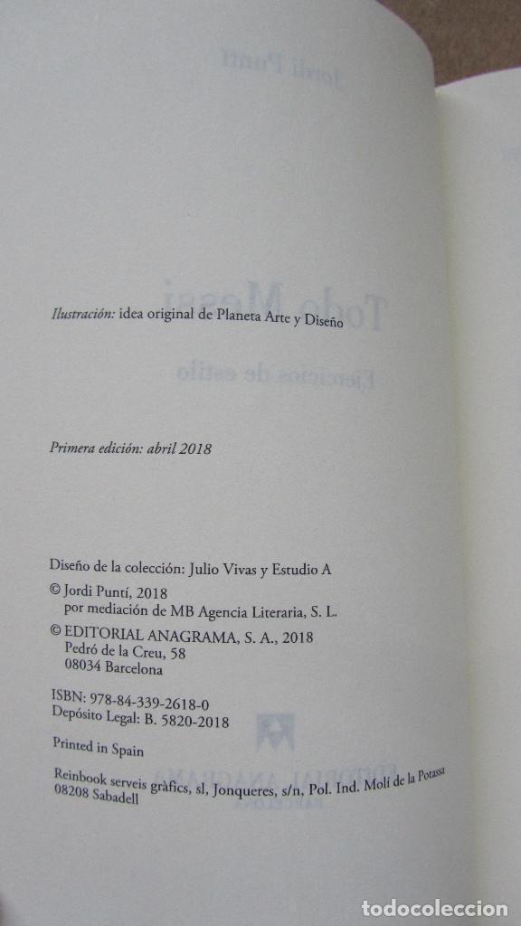 Libros de segunda mano: TODO MESSI Ejercicios de estilo  Anagrama Cr&oacute;nicas - Foto 2