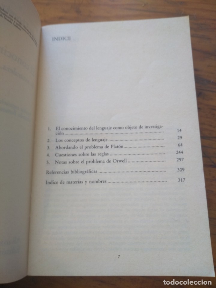 Libros de segunda mano: El conocimiento del lenguaje. Noam Chomsky - Foto 2