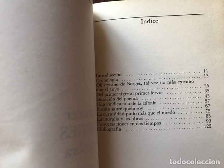 Libros de segunda mano: Conocer Borges y su obra. Marcos Ricardo Barnat&aacute;n - Foto 3
