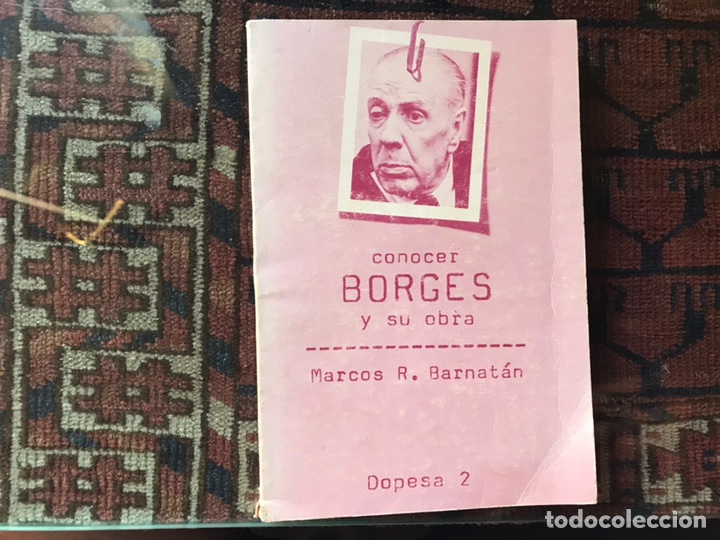 Libros de segunda mano: Conocer Borges y su obra. Marcos Ricardo Barnat&aacute;n - Foto 1