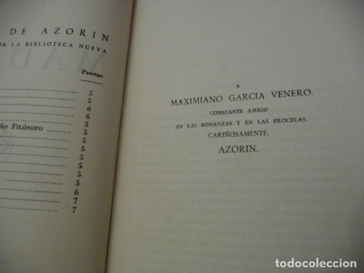 Libros de segunda mano: MADRID, AZORIN, 1941, RUSTICA 198 PP. - Foto 3