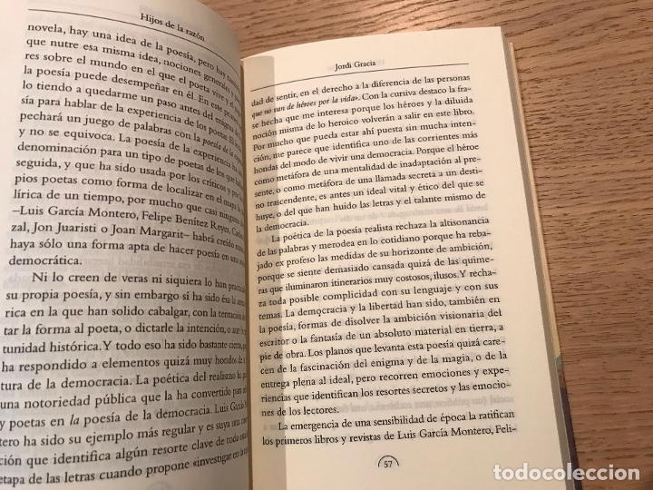 Libros de segunda mano: Hijos de la raz&oacute;n. Jordi Gracia. - Foto 4