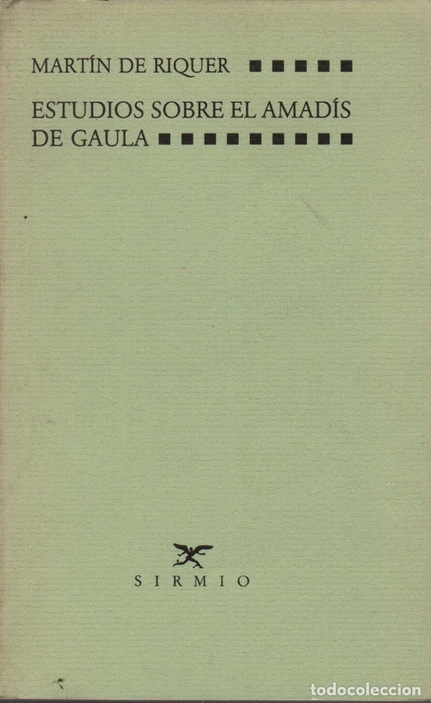 Libros de segunda mano: ESTUDIOS SOBRE EL AMAD&Iacute;S DE GAULA / MART&Iacute;N DE RIQUER - Foto 1