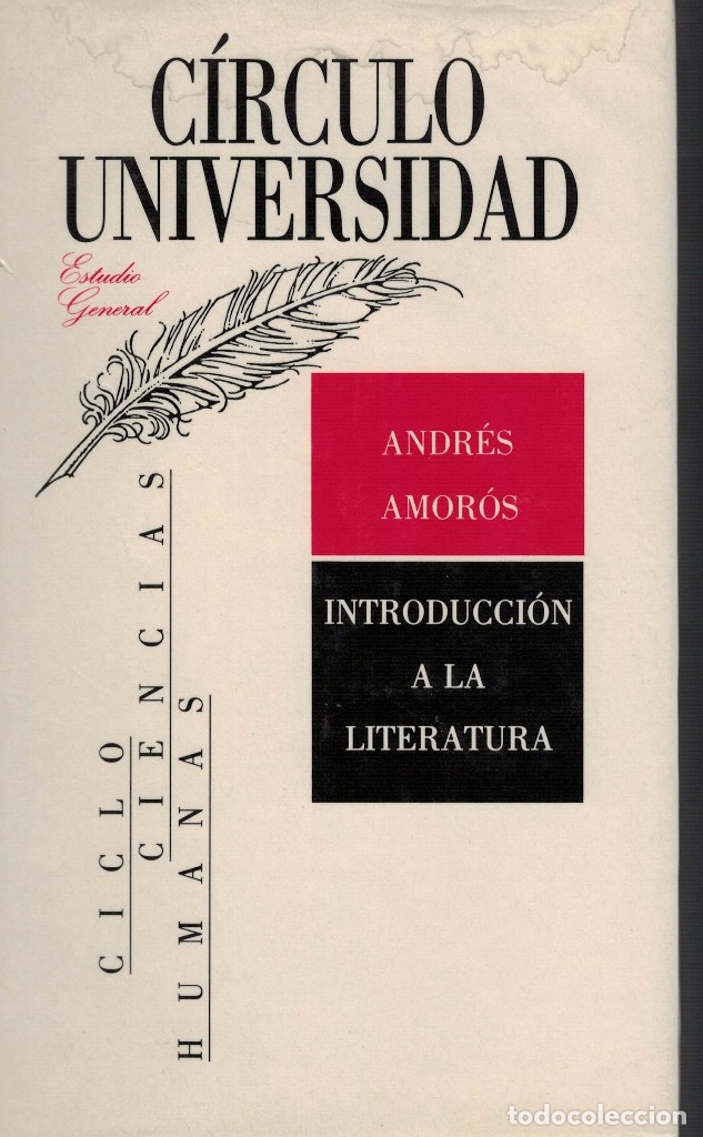 Libros de segunda mano: Andr&eacute;s Amor&oacute;s, Introducci&oacute;n a la literatura - Foto 1