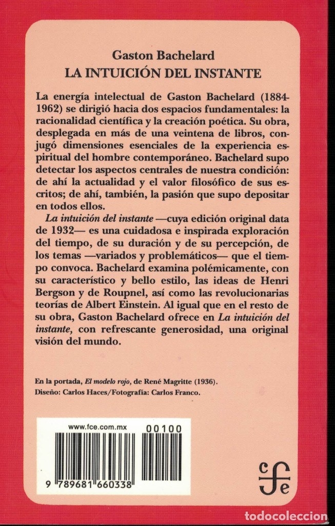 Libros de segunda mano: Gaston Bachelard, La intuici&oacute;n del instante - Foto 2