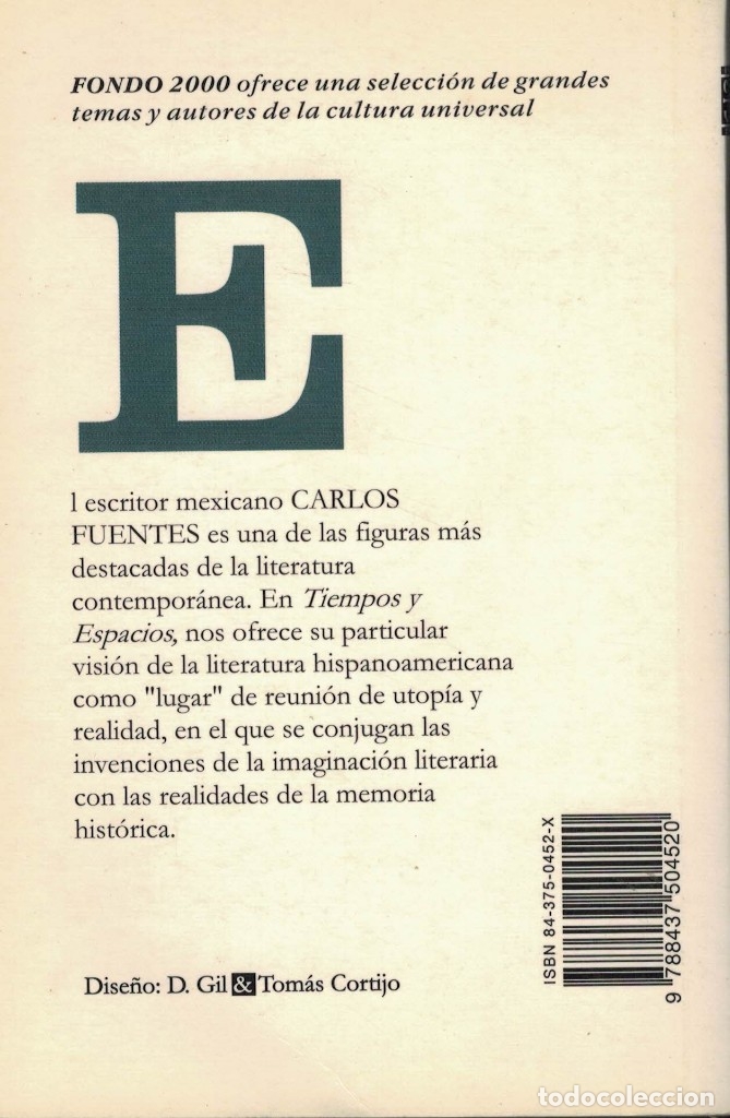 Libros de segunda mano: Carlos Fuentes, Tiempos y espacios - Foto 2