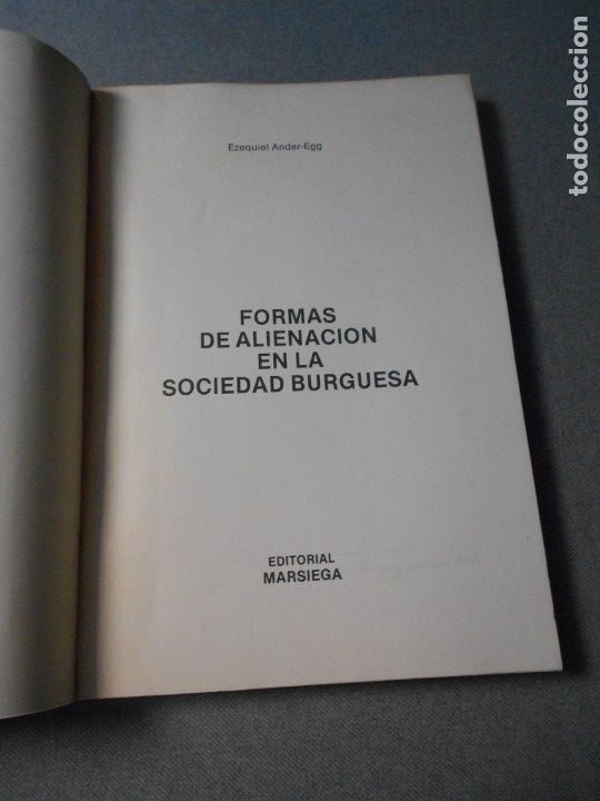 Libros de segunda mano: FORMAS DE ALIENACION EN LA SOCIEDAD BURGUESA - Foto 2