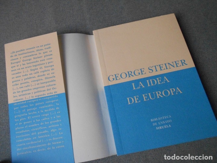 Libros de segunda mano: LA IDEA DE EUROPA. GEORGE STEINER - Foto 3