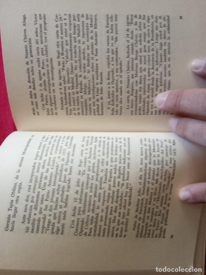 Libros de segunda mano: TRANSITO DE OQUENDO DE AMAT - CARLOS MENESES. - Foto 3