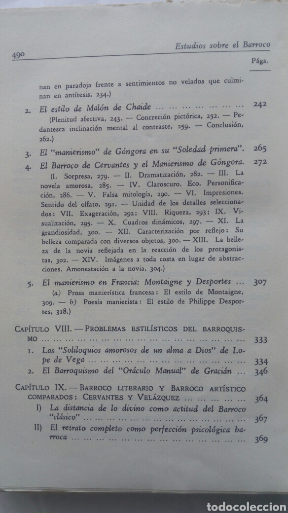 Libros de segunda mano: Estudios sobre el Barroco. Helmut Hatzfeld. - Foto 4
