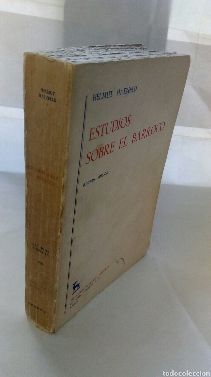 Libros de segunda mano: Estudios sobre el Barroco. Helmut Hatzfeld. - Foto 7