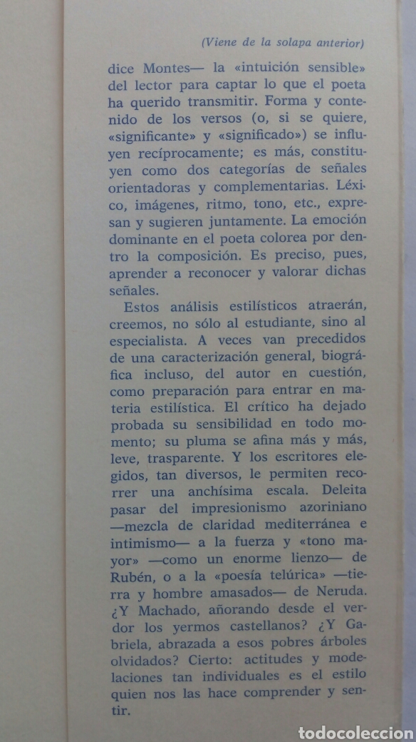 Libros de segunda mano: Ensayos estil&iacute;sticos. Hugo Montes. - Foto 4