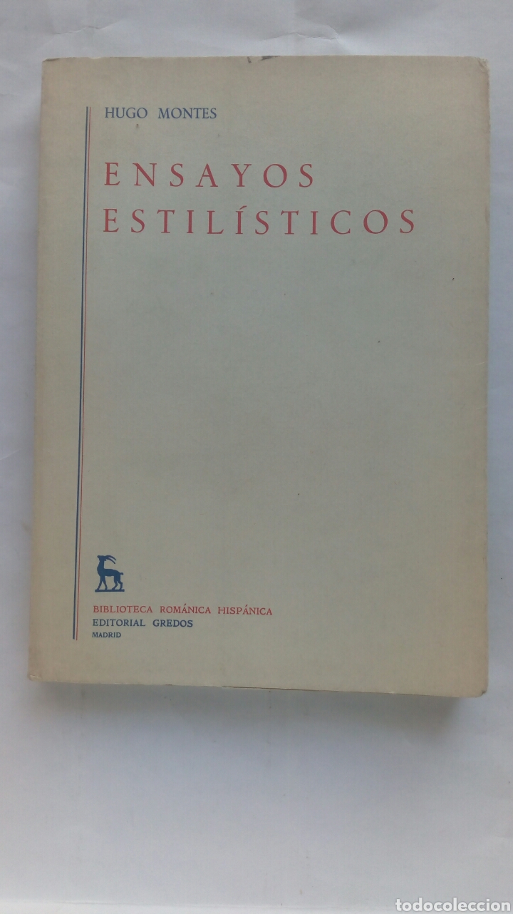 Libros de segunda mano: Ensayos estil&iacute;sticos. Hugo Montes. - Foto 1