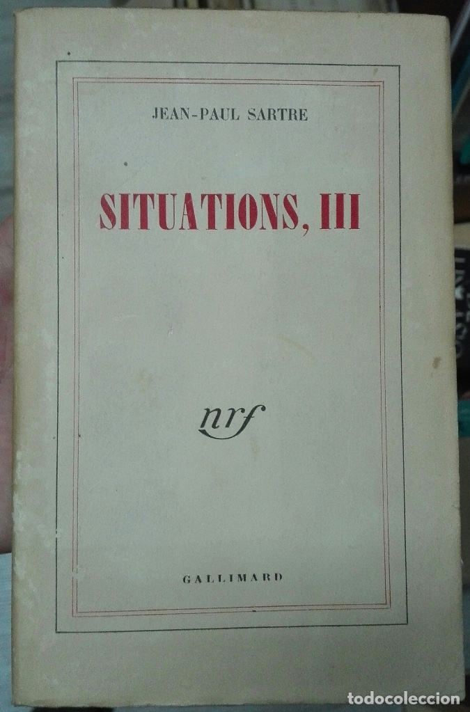 Libros de segunda mano: Jean-Paul Sartre. Situations III. - Foto 1