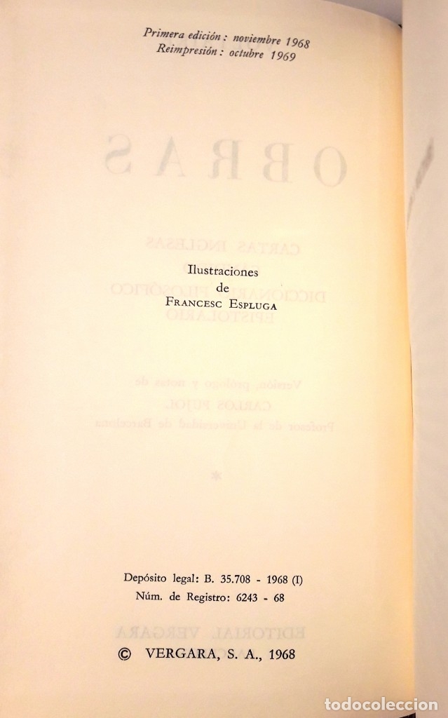 Libros de segunda mano: VOLTAIRE - OBRAS - Foto 1