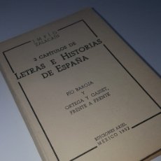 Libros de segunda mano: IMPÍO ZALACAÍN - PÍO BAROJA Y ORTEGA Y GASSET, FRENTE A FRENTE. Lote 182795811