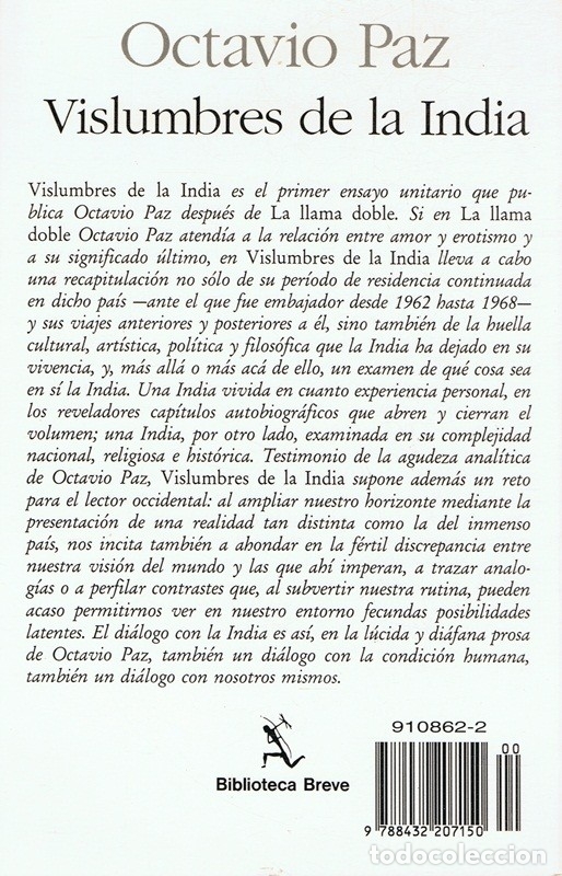 Libros de segunda mano: VISLUMBRES DE LA INDIA OCTAVIO PAZ - Foto 2