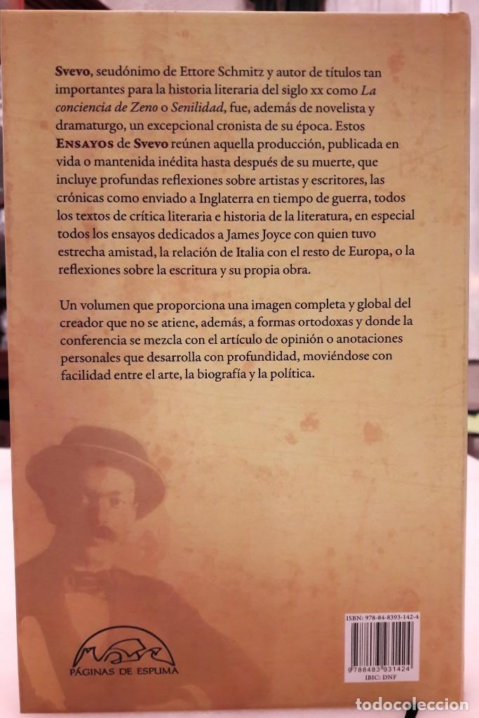 Libros de segunda mano: ITALO SVEVO - ENSAYOS - Foto 2