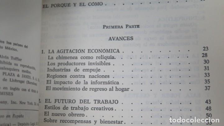 Libros de segunda mano: AVANCES Y PREMISAS. ALVIN TOFFLER - Foto 3