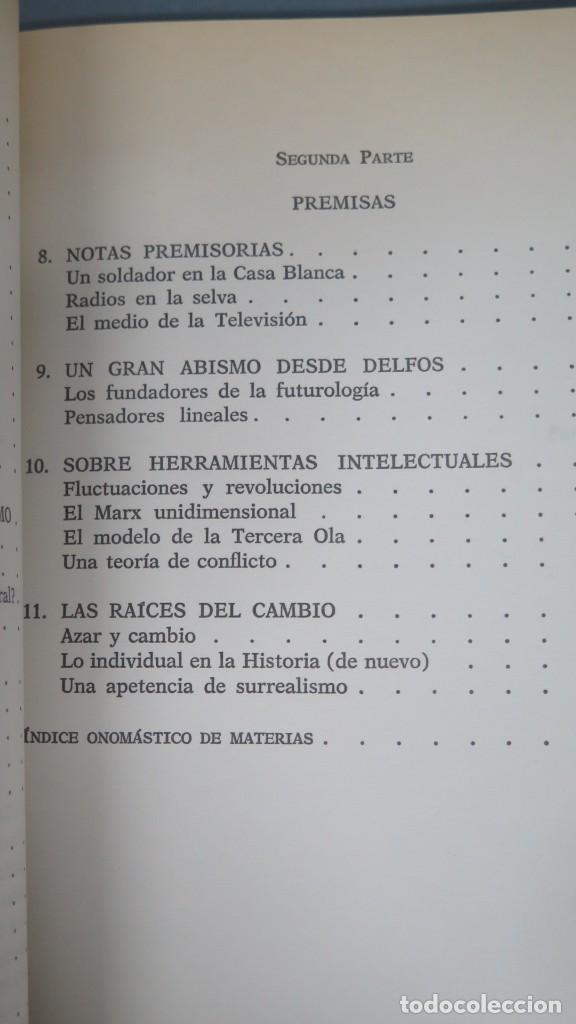 Libros de segunda mano: AVANCES Y PREMISAS. ALVIN TOFFLER - Foto 5