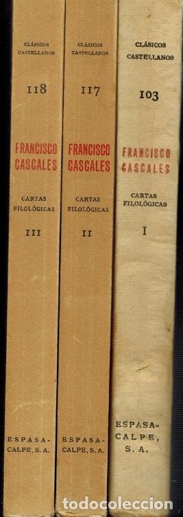 Libros de segunda mano: CARTAS FILOL&Oacute;GICAS - Foto 2