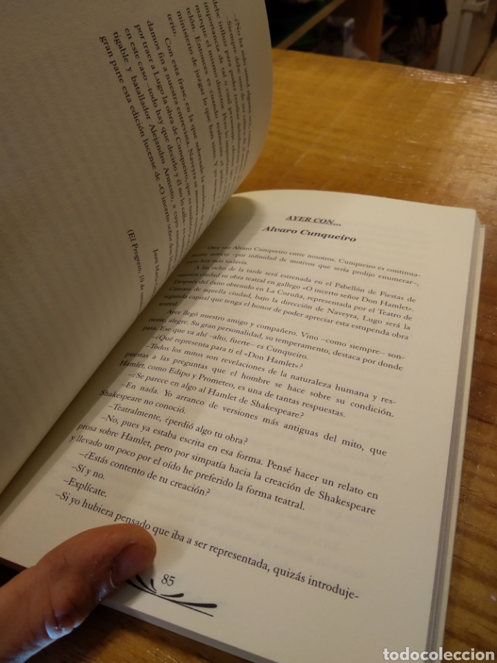 Libros de segunda mano: CUNQUEIRO E DON HAMLET EN LUGO. DAR&Iacute;O XOHAN CABANA #3592 - Foto 7