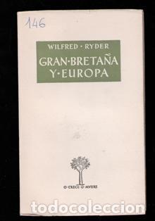 Libros de segunda mano: Gran Breta&ntilde;a y Europa, Wilfred Ryder - Foto 1
