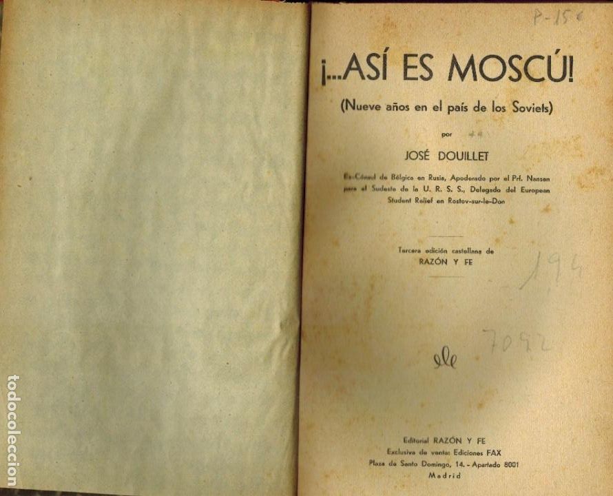 Libros de segunda mano: AS&Iacute; ES MOSC&Uacute; - Foto 1