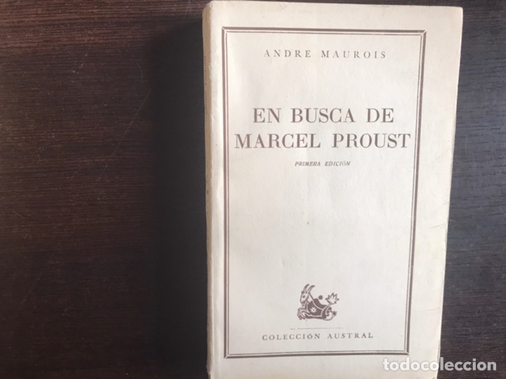 Libros de segunda mano: En Busca de Marcel Proust. Andr&eacute; Maurois. - Foto 1