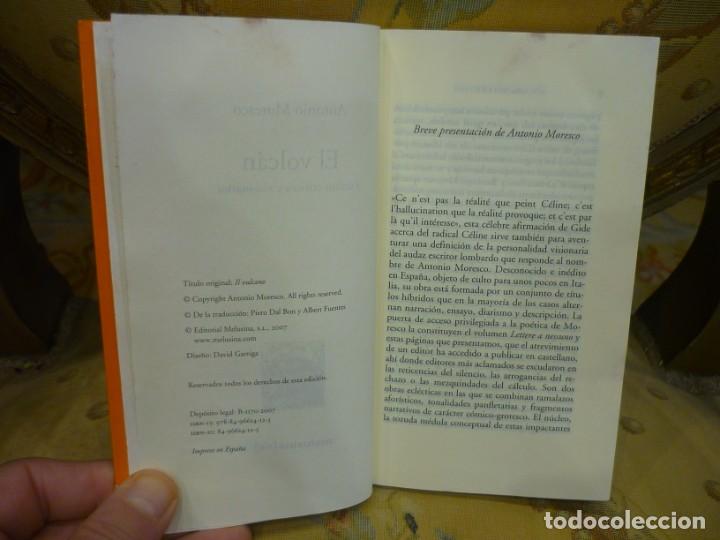 Libros de segunda mano: EL VOLC&Aacute;N, DE ANTONIO MORESCO. - Foto 5