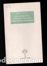 Libros de segunda mano: Lo sustantivo y lo adjetivo en el espect&aacute;culo dram&aacute;tico, Manuel dicenta - Foto 1