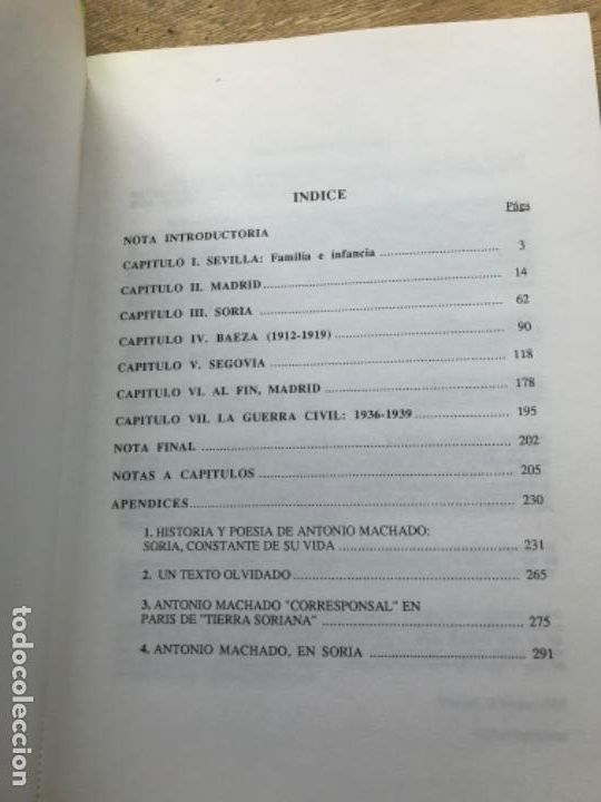 Libros de segunda mano: ANTONIO MACHADO EN SU VIVIR. HELIODORO CARPINTERO. - Foto 3