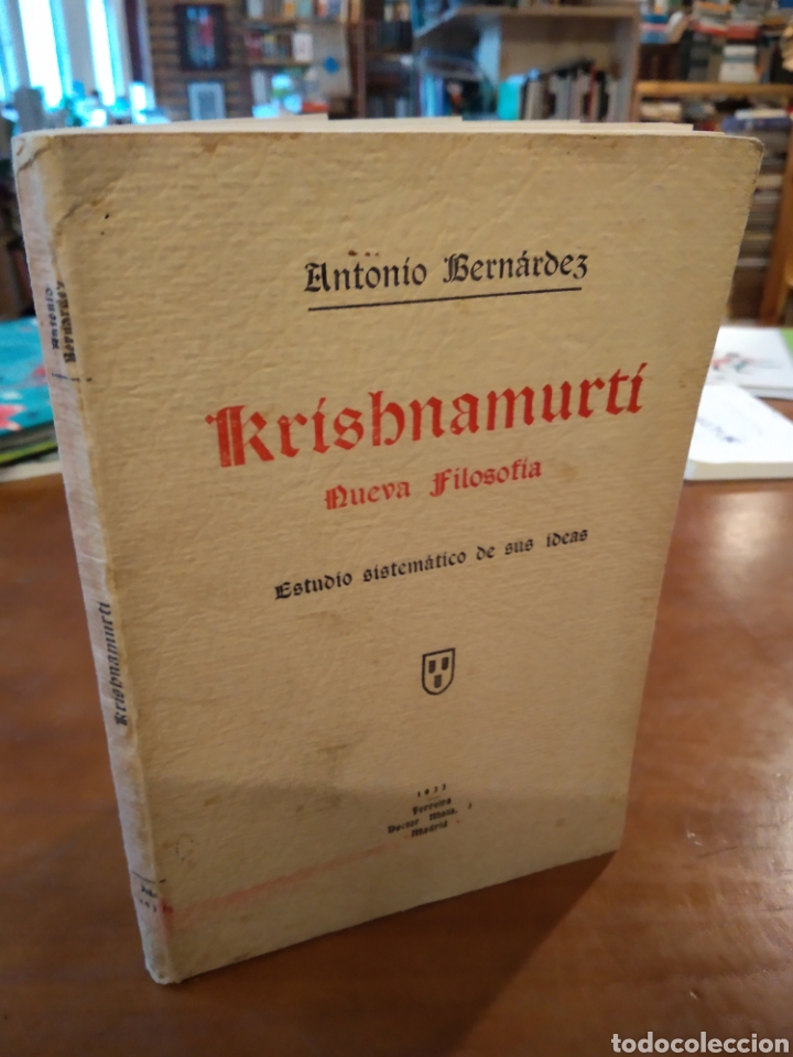 Libros de segunda mano: KRISHNAMURTI. ANTONIO BERNARDEZ #3852 - Foto 1