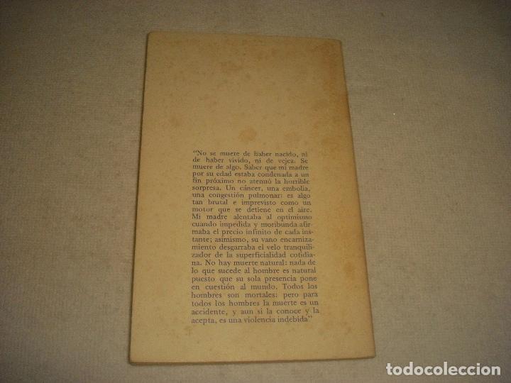 Libros de segunda mano: UNA MUERTE MUY DULCE , SIMONE DE BEAUVOIR. EDHASA. - Foto 2