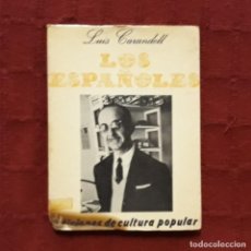 Libros de segunda mano: LOS ESPAÑOLES - LUIS CARANDELL