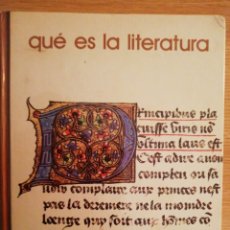 Libros de segunda mano: 2X1 QUÉ ES LA LITERATURA. FRANCISCO J. HOMBRAVELLA. BIBLIOTECA SALVAT DE GRANDES TEMAS, 1973.. Lote 191597586
