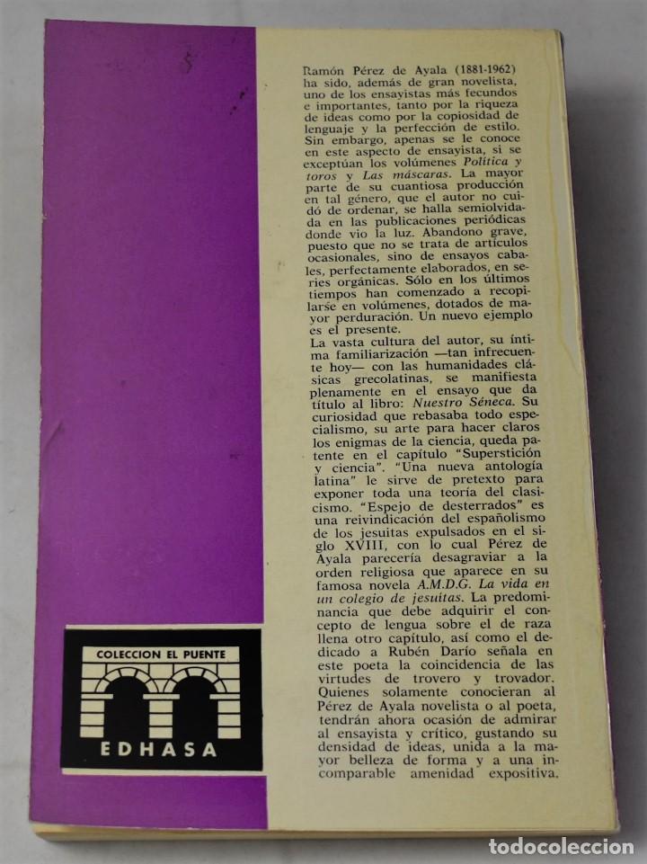 Libros de segunda mano: Nuestro S&eacute;neca. P&eacute;rez de Ayala, Ram&oacute;n - Foto 2