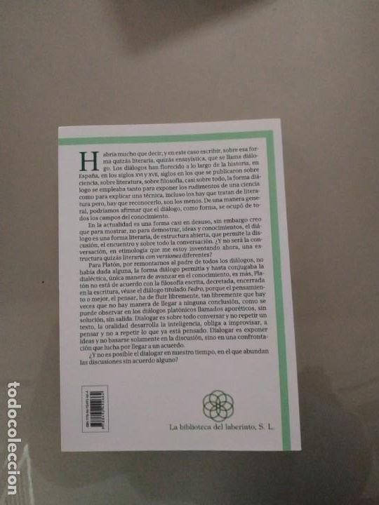 Libros de segunda mano: Di&aacute;logos - Juan Ignacio Ferreras. La Biblioteca del Laberinto - Foto 2
