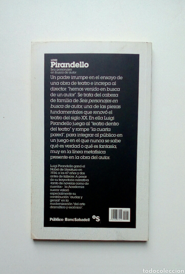 luigi pirandello seis personajes en busca de Comprar