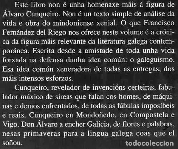 alvaro cunqueiro e o seu mundo. francisco ferna - Comprar Libros de