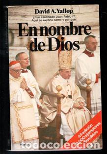 Libros de segunda mano: En nombre de Dios, David A. Yallop - Foto 1